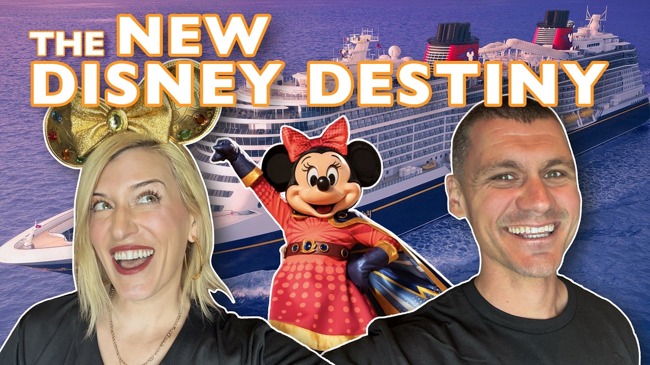 Our Sailing on Disney's NEWEST Cruise Ship! | Disney Destiny Part 1 Lion King Dinner, Pirates Bar