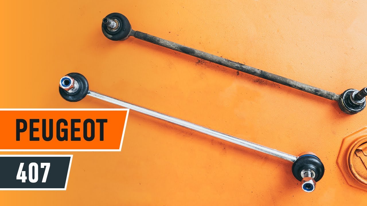 Cómo cambiar la bieletas de suspension delantero en PEUGEOT 407 INSTRUCCIÓN | AUTODOC