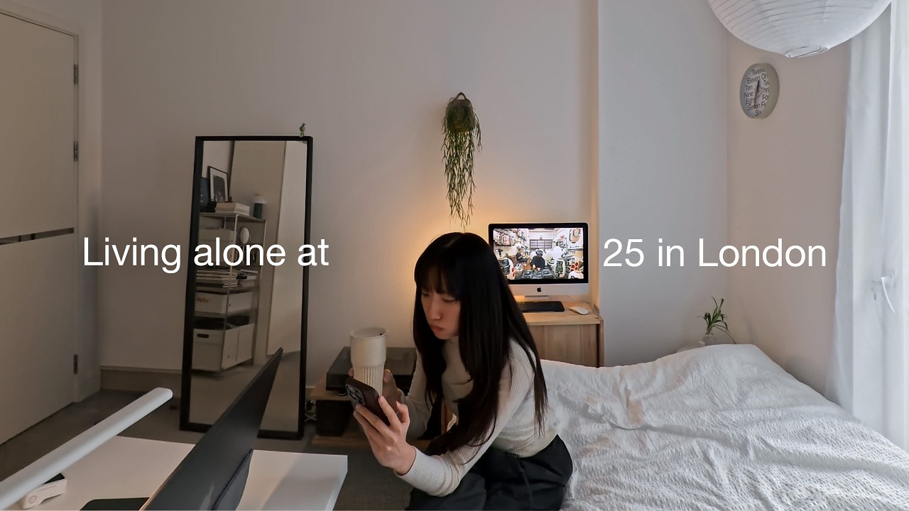 Living alone at 25 in London | My 9 to 6, Declutter, Room Updates | Vlog