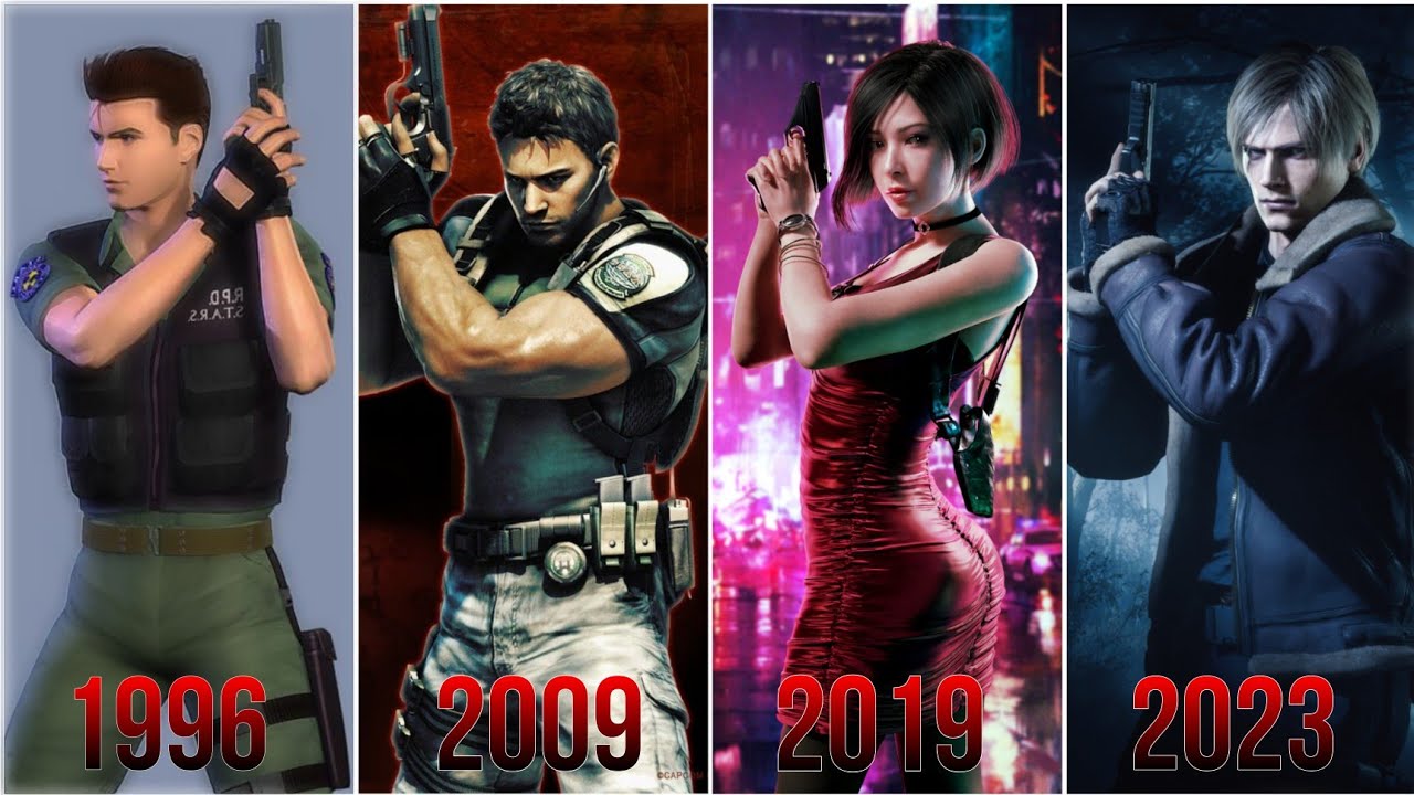 evolution of Magnum Revolver in Resident Evil game series [1440P 60fps]
