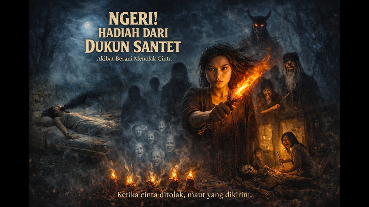 NGERI! HADIAH DARI DUKUN SANTET | Akibat Berani Menolak Cinta -  Bagian 2