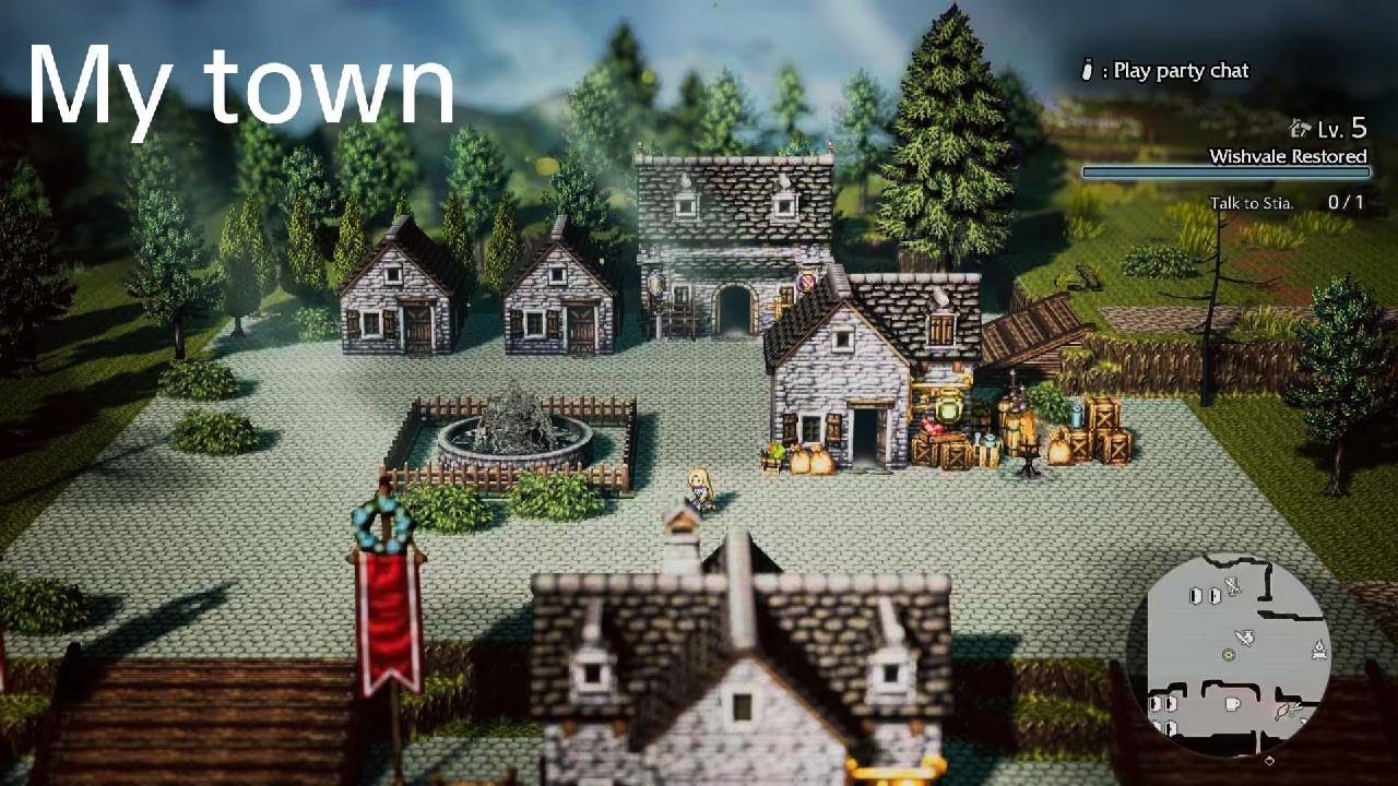 OCTOPATH TRAVELER 0 town building