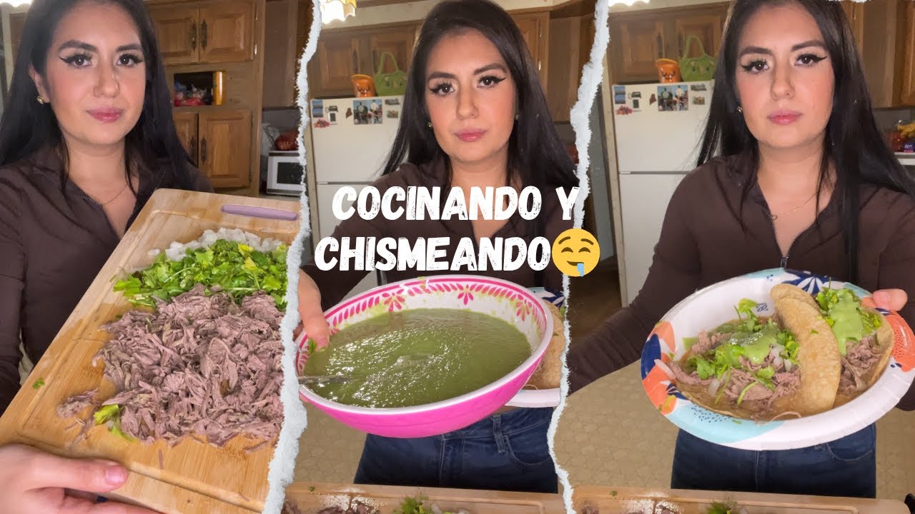 TACOS DE CARNE DE RES DESHEBRADA CON SALSA DE AGUACATE