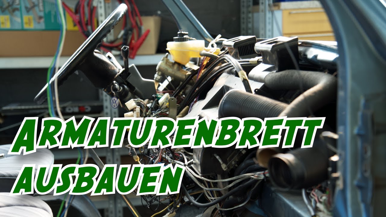 VW T3 SYNCRO Armaturenbrett ausbauen - HOLLY & JAMES