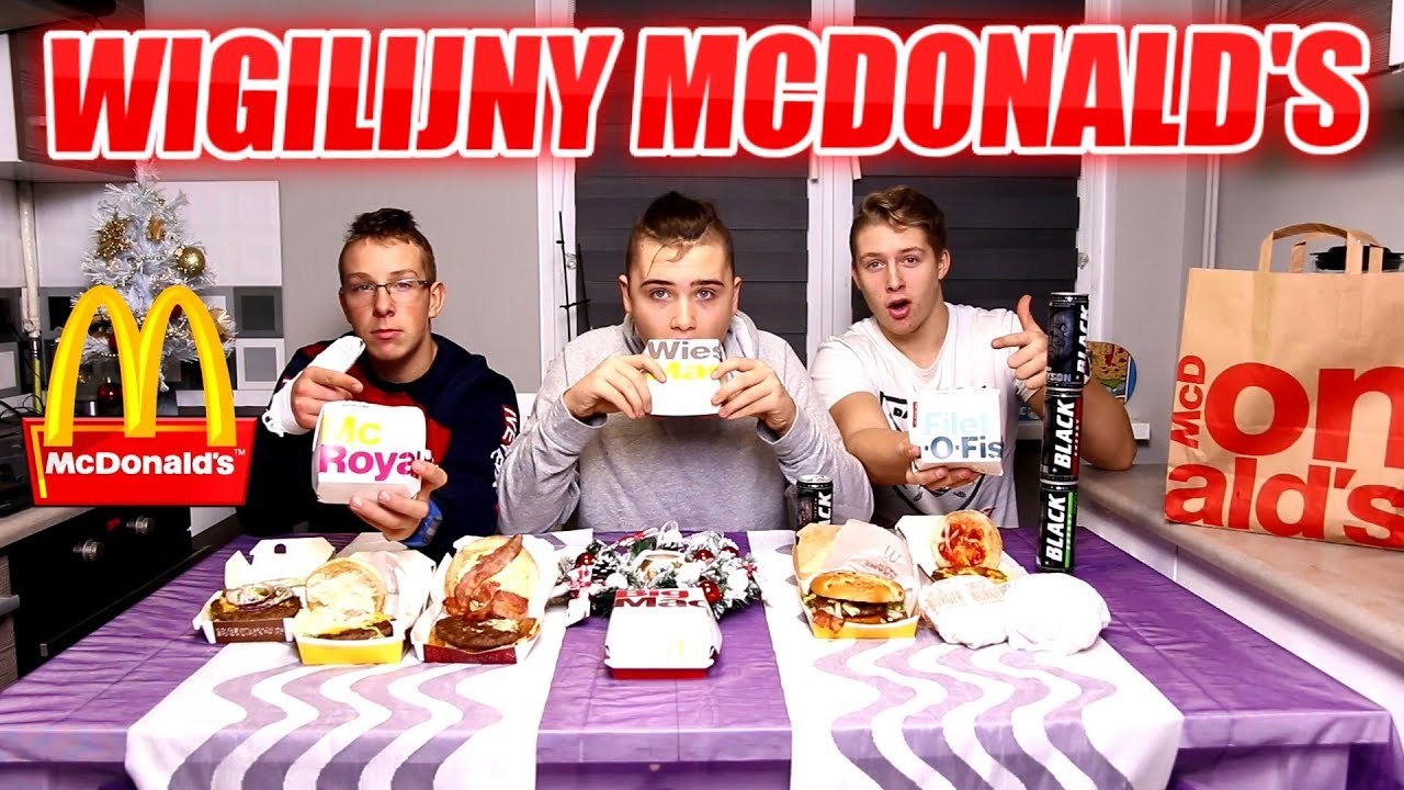 WIGILIA Z MCDONALD'S PREZENTY 12 KANAPEK
