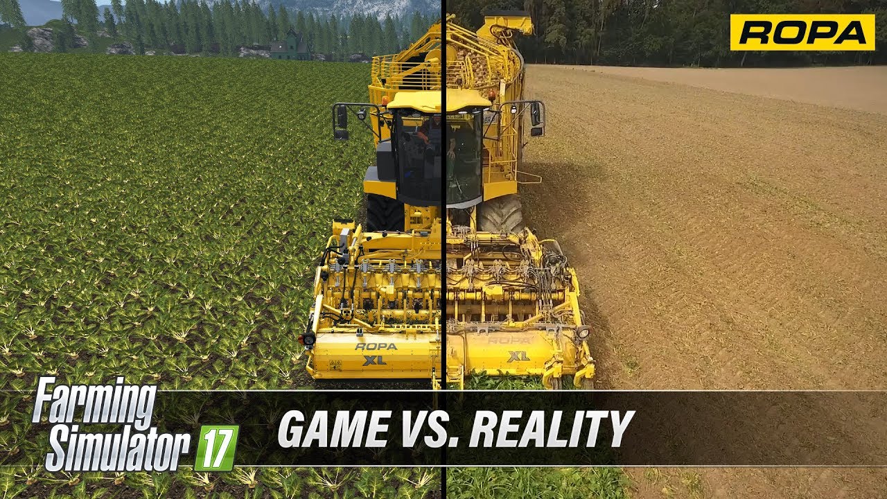 Farming Simulator 17 ROPA DLC  - Game vs Reality Comparison
