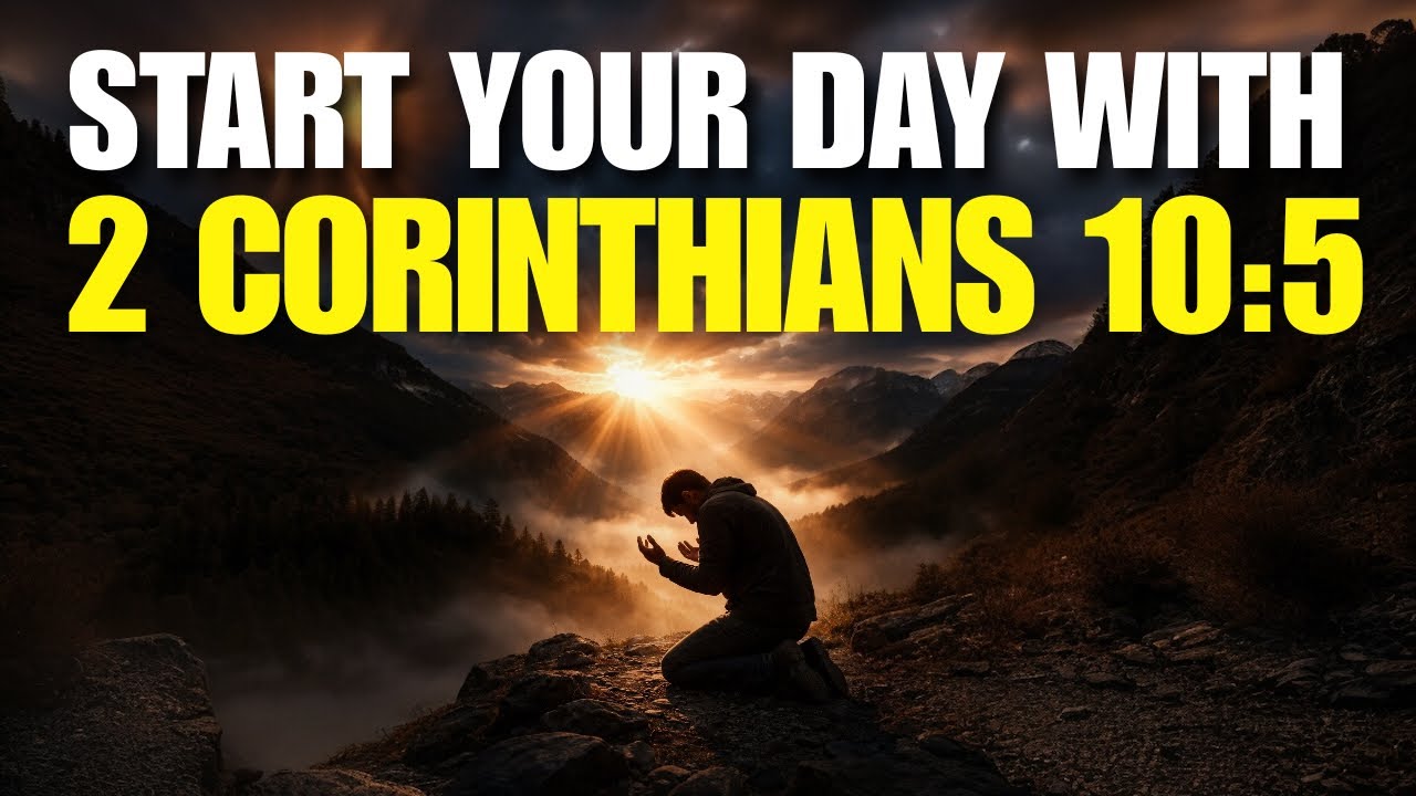 Morning Prayer with 2 Corinthians 10:5 | POWERFUL PRAYER for Guidance and Strength.