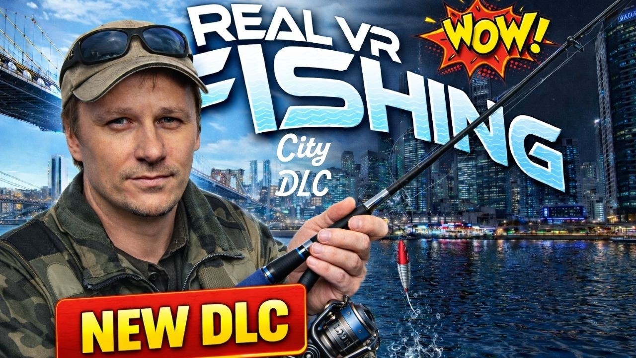 Travel the Cities in Real VR Fishing | NEW DLC