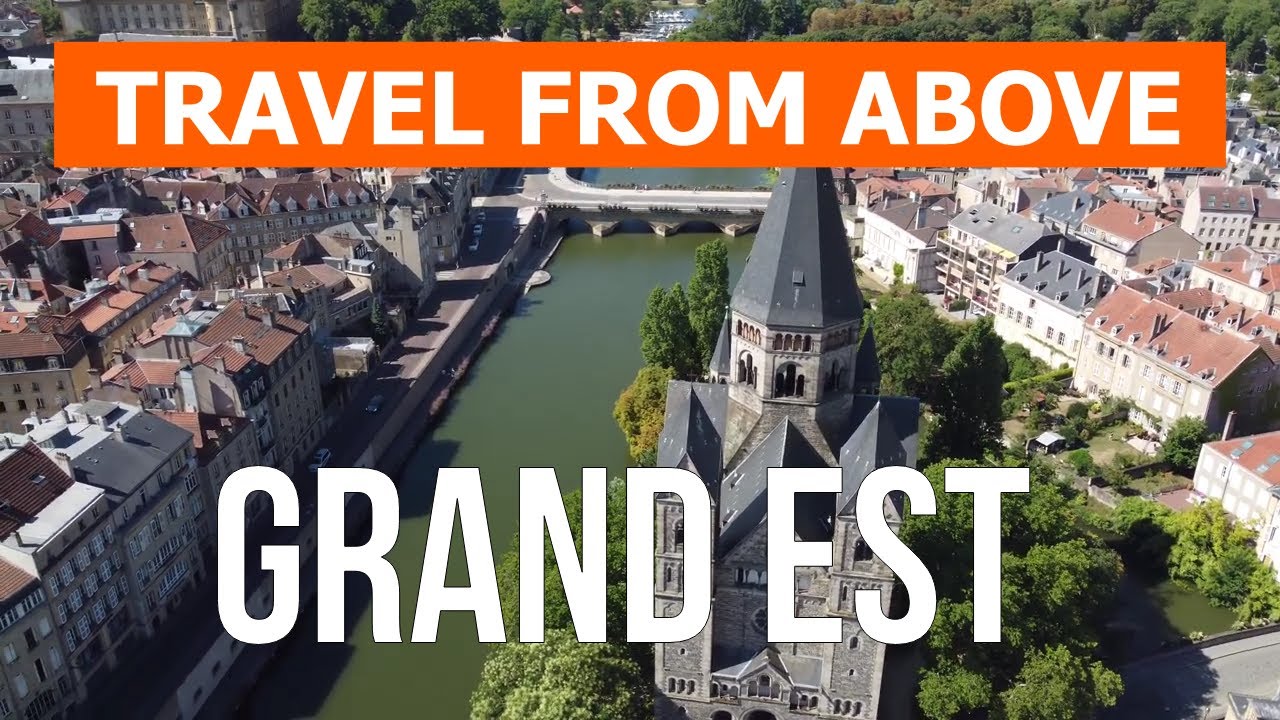 Grand Est aerial view | Drone video in 4k | France, Grand Est from the air
