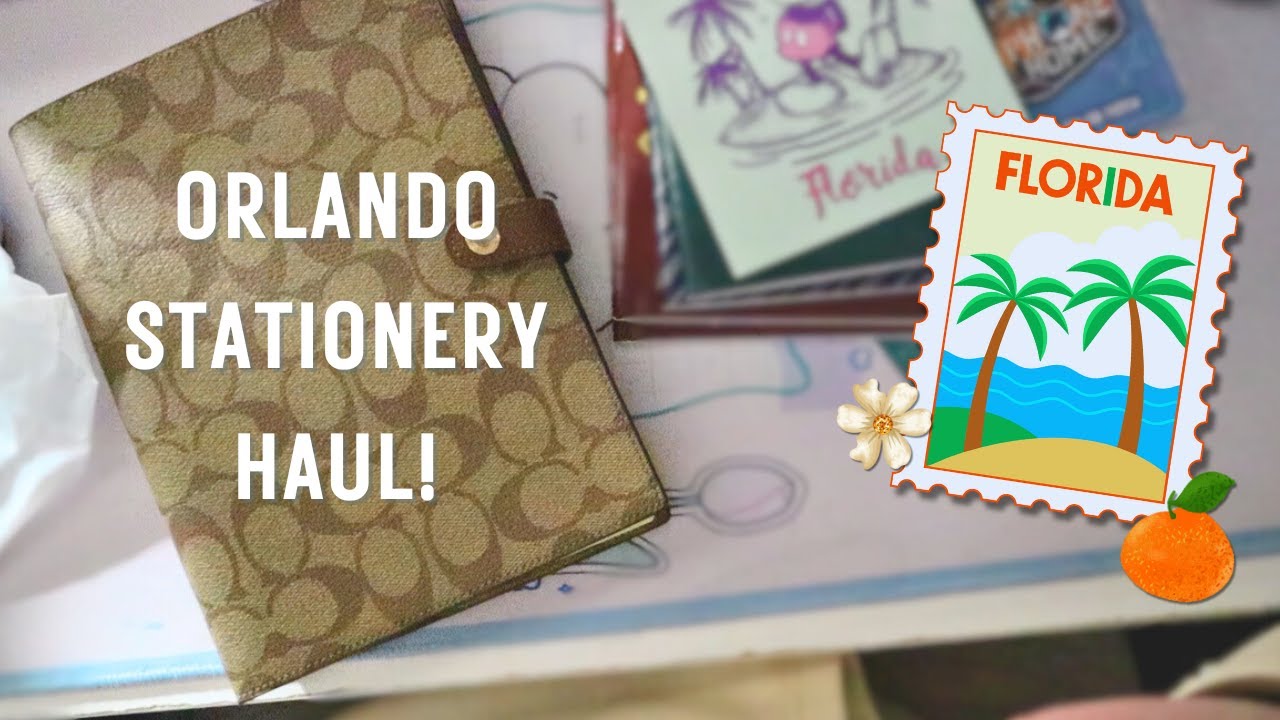 Orlando Stationery Haul! ! Birmingham Pen Co, DisneyWorld, Universal! | MeltingPotPaper