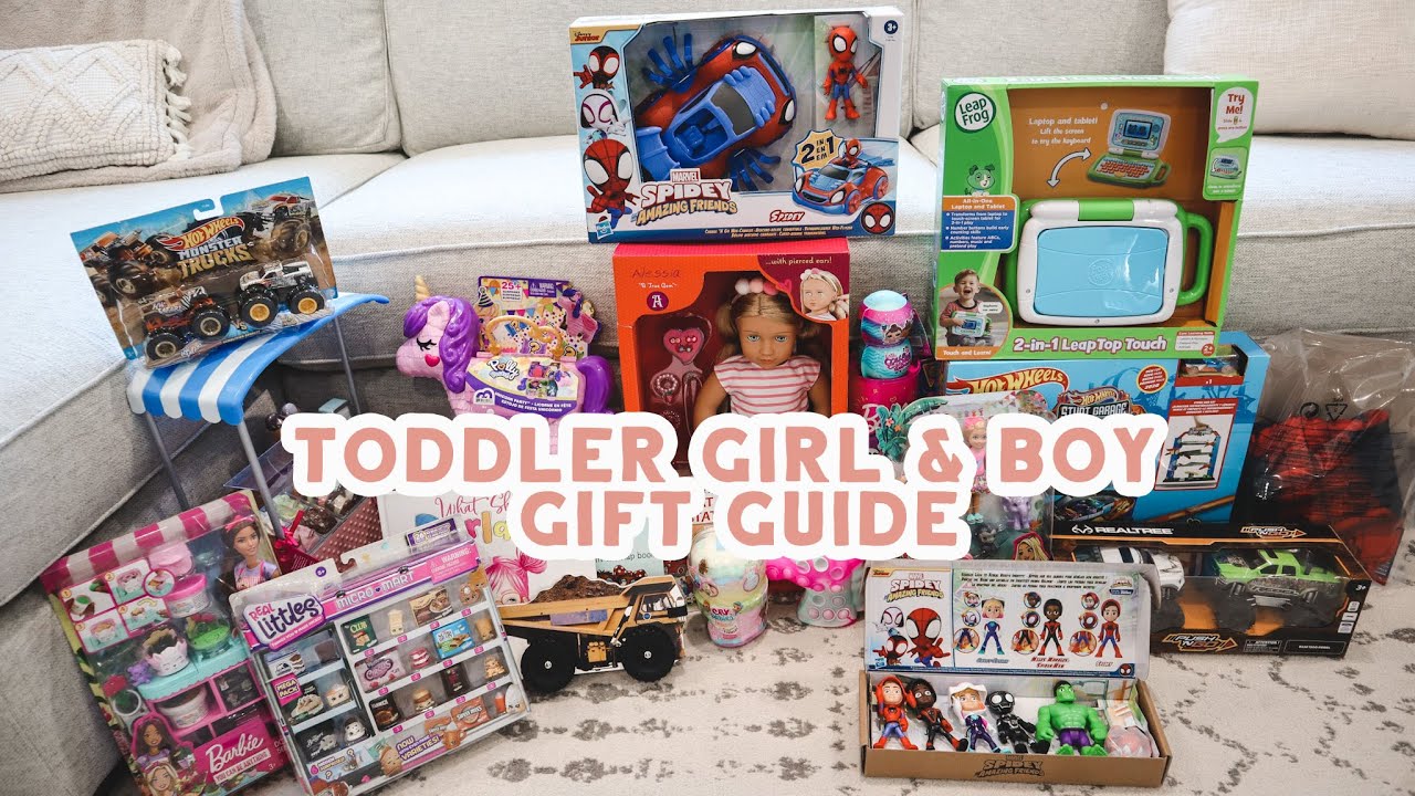 4 YEAR OLD GIRL & 2 YEAR OLD BOY BIRTHDAY GIFT GUIDE | Spiderman & Barbie / Cry Baby Theme Party