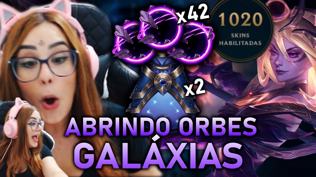 ABRINDO 42 ORBES GALÁXIAS 2020 ! CONSEGUI AS DUAS SKINS DA LUX ?