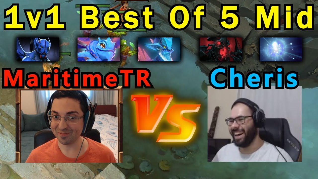 Cheris vs MaritimeTR 🏹Dota 2 1vs1 - 2019🥇