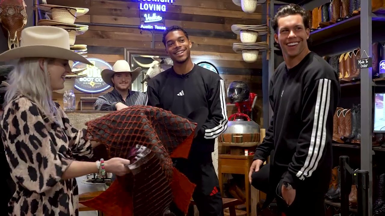 Watch Cade Cowell & Justin Che Make Their Own Cowboy Hats in Texas