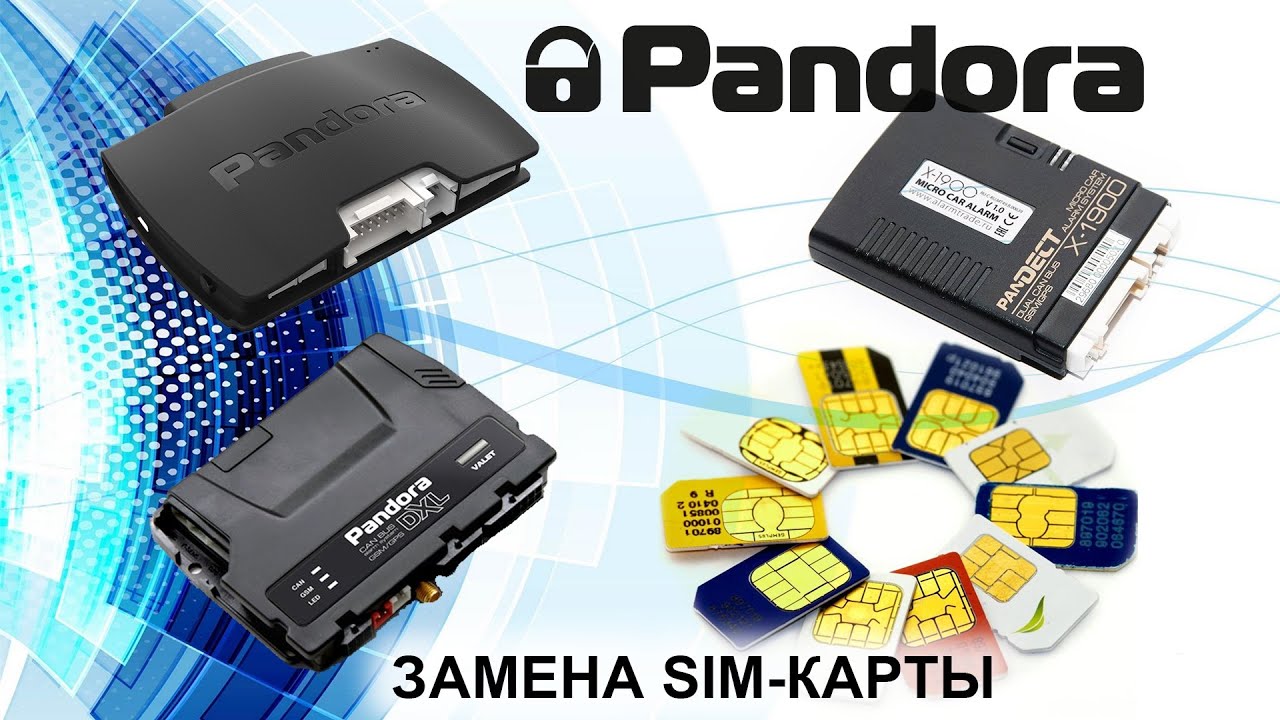 Замена SIM-карты в Pandora/PanDECT своими руками.