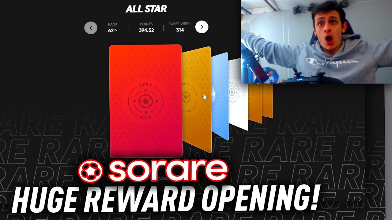 After 8 Months Playing, My FIRST Rare Reward on Sorare.. 😱