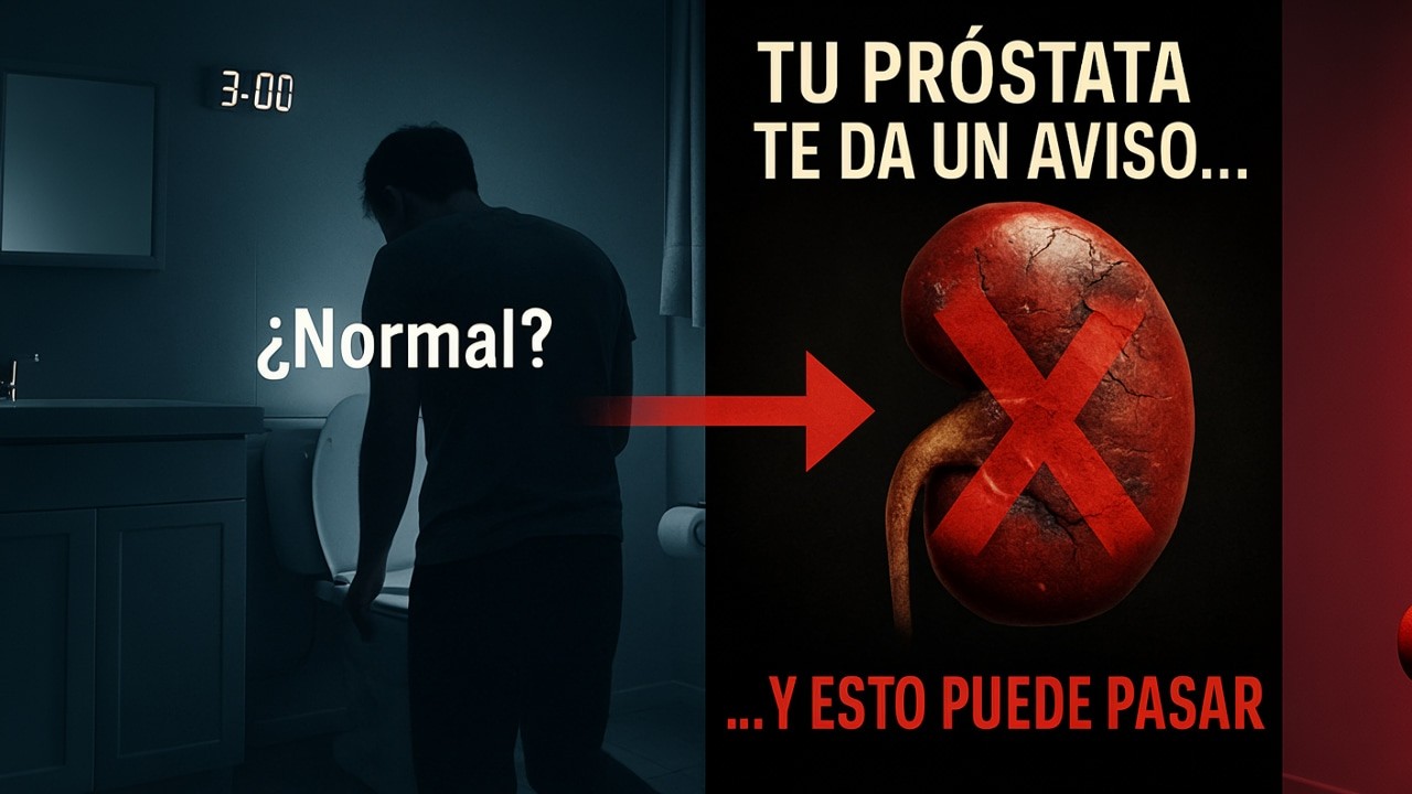 SI Orinas ASÍ, tu PRÓSTATA y RIÑONES están en PELIGRO IRREVERSIBLE ⚠️