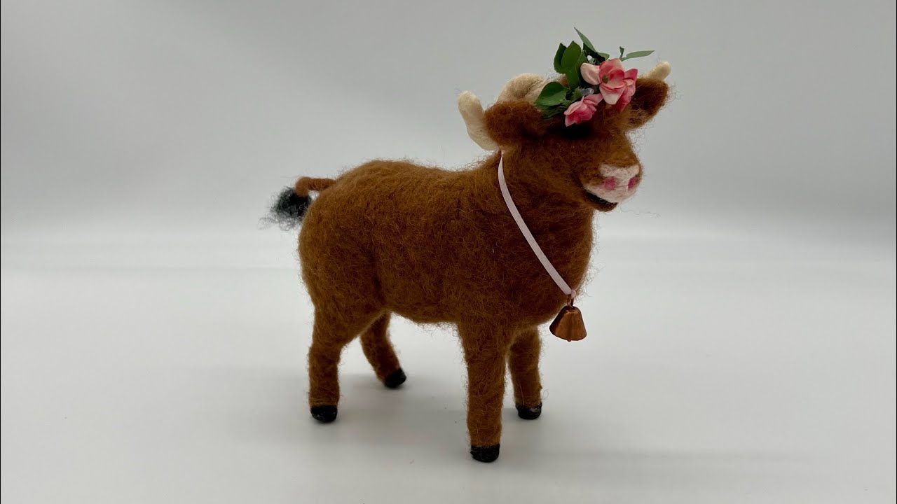 Needle Felt Cow Tutorial