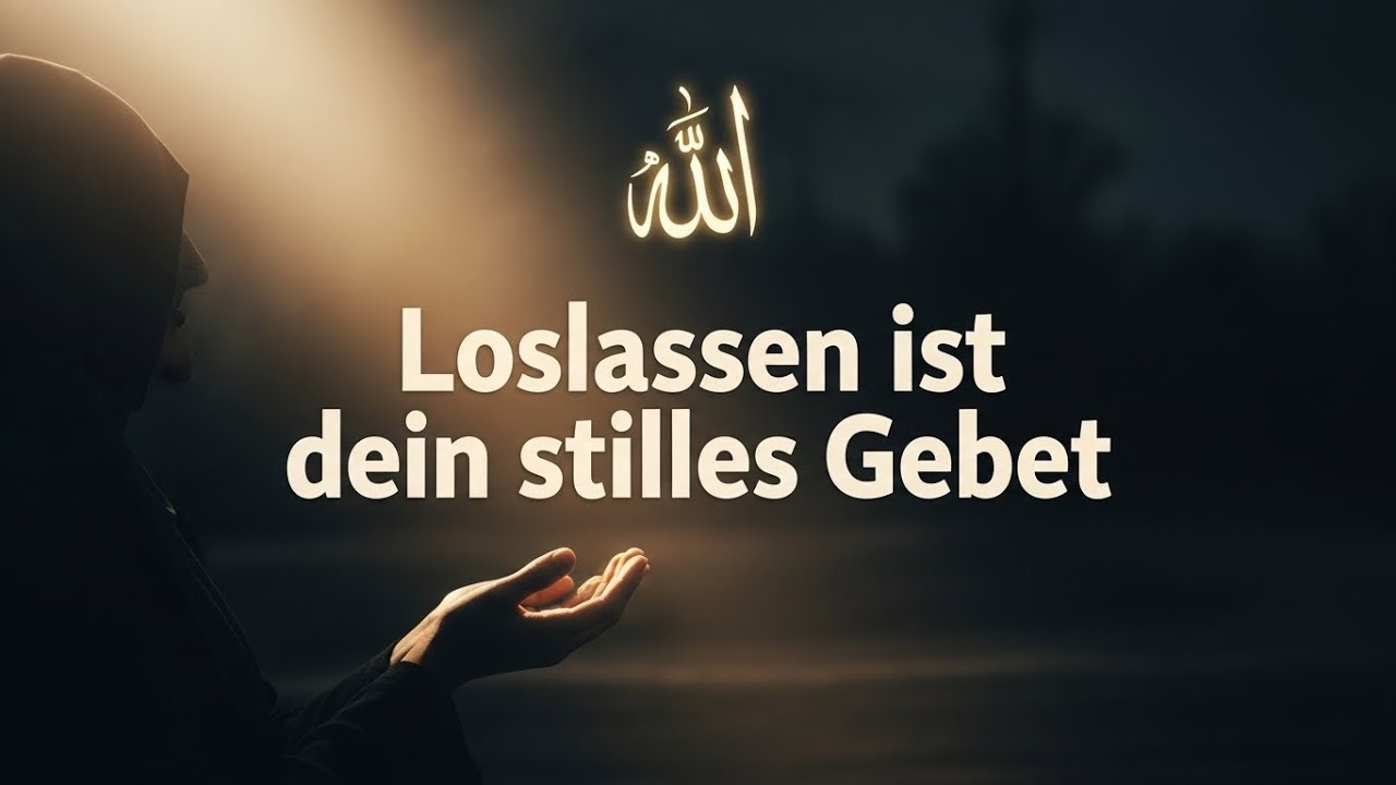 Manchmal ist Loslassen das größte Gebet – schreib: ‚Hilf mir loszulassen, Allah