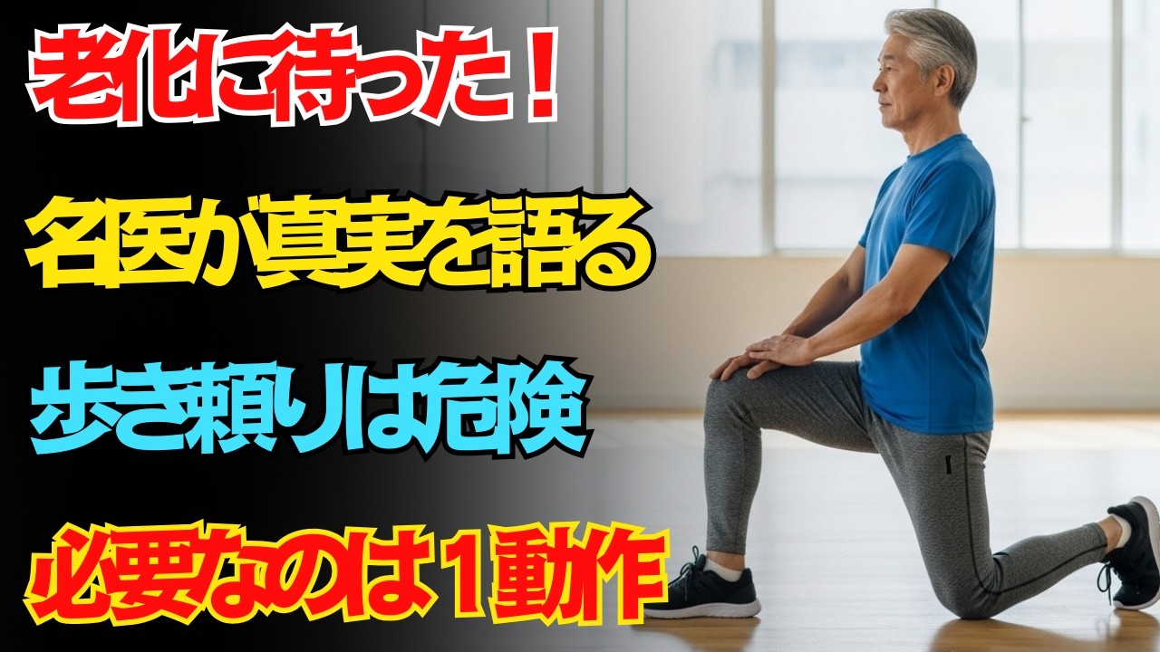 【整形外科医が断言】ろくじゅうさいを過ぎたら歩くより「これ」を！老化を止める究極の動作
