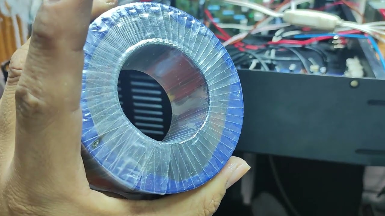 reparación de amplificador perfection transformador toroidal quemado
