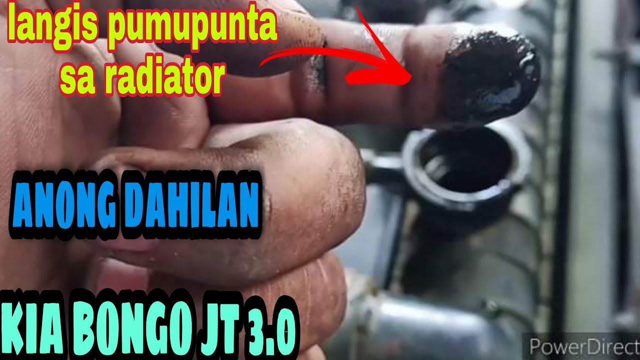 Langis pumupunta sa radiator  OilCooler TOp Overhaul replace valve seal