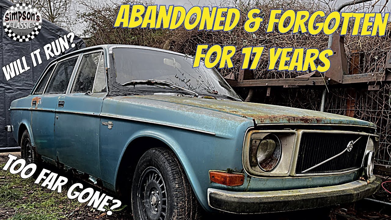 ABANDONED 1972 Volvo 144 GL - Can I Make This Swedish Brick RUN & DRIVE After 17 YEARS!?