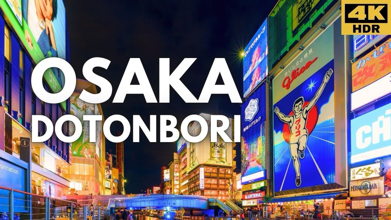 Osaka Dotonbori Night Walking Tour | Neon Lights, Street Food & Nightlife 2025 🇯🇵