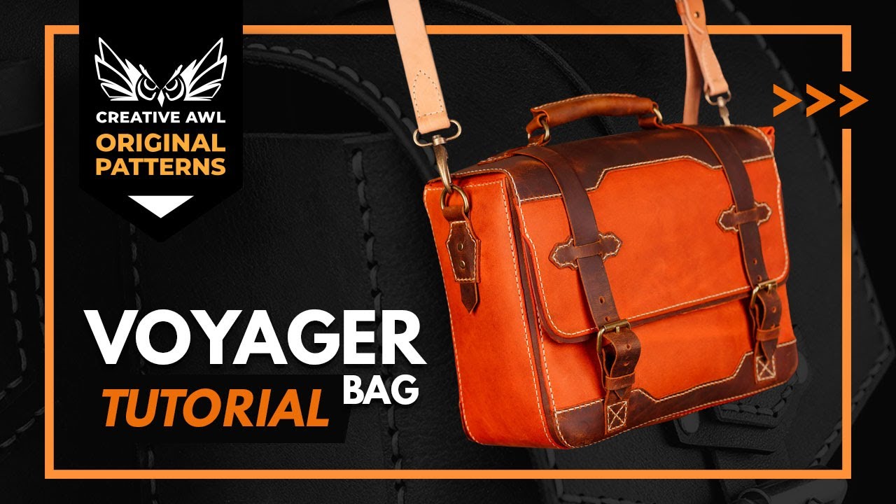 Leather Voyager bag DIY