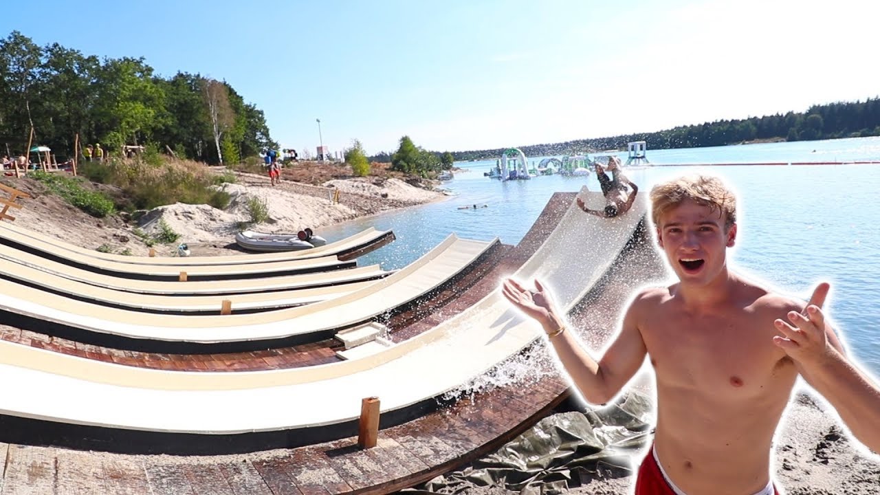 INSANE WATERSLIDE RAMP TRICKS!