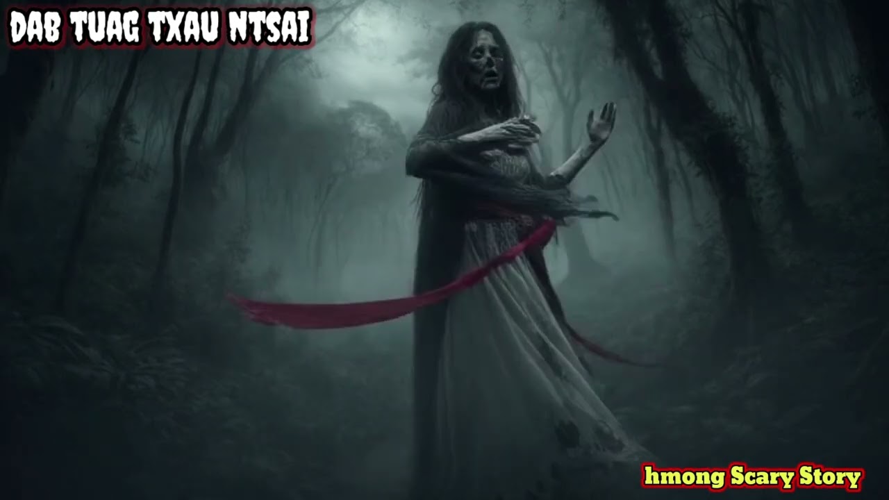 Dab tuag txau ntsai - Scary Story