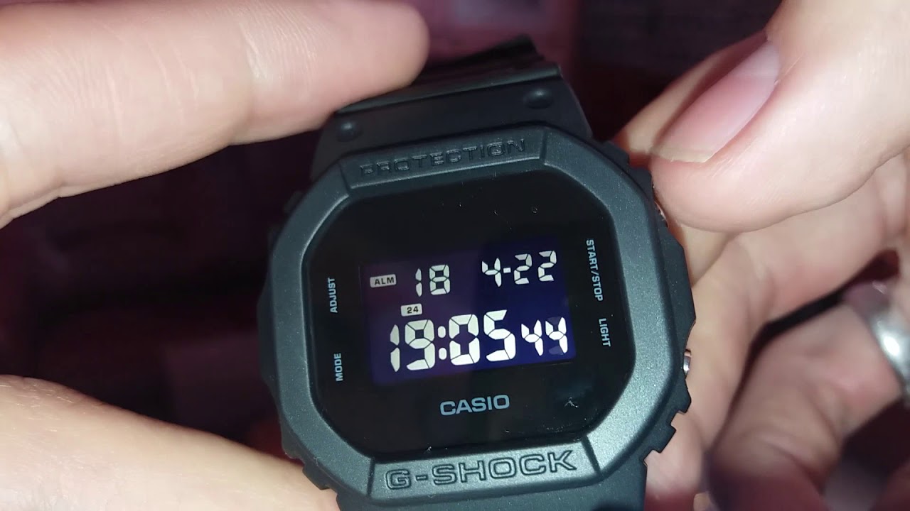 Setting Casio G-Shock DW-5600BB manual 3229