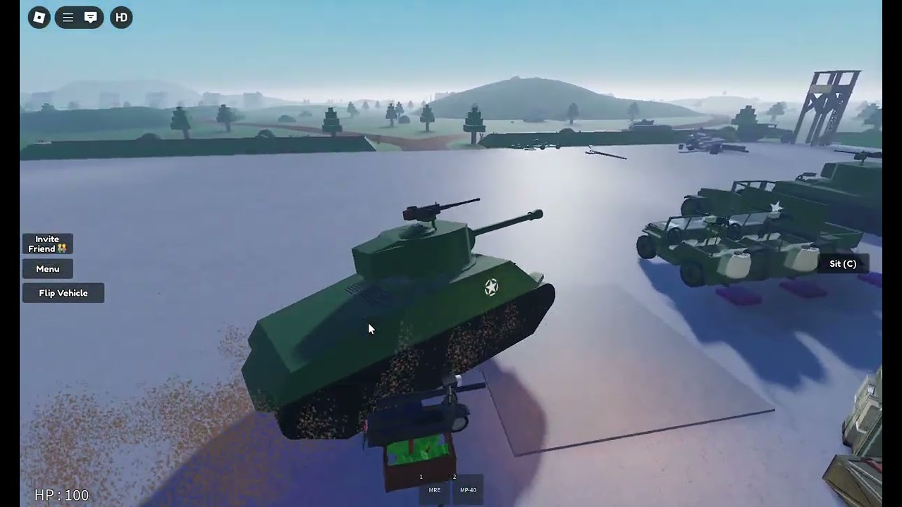Play WW2 Tank Simulator with my friend | Roblox WW2 Tank Simulator