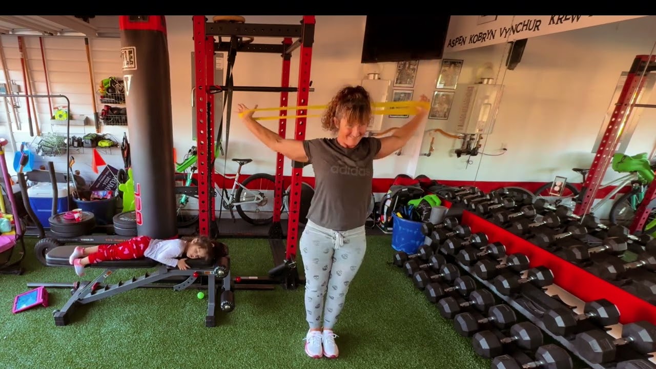 Standing Band Reach Back | Upper Back & Shoulder Mobility Exercise