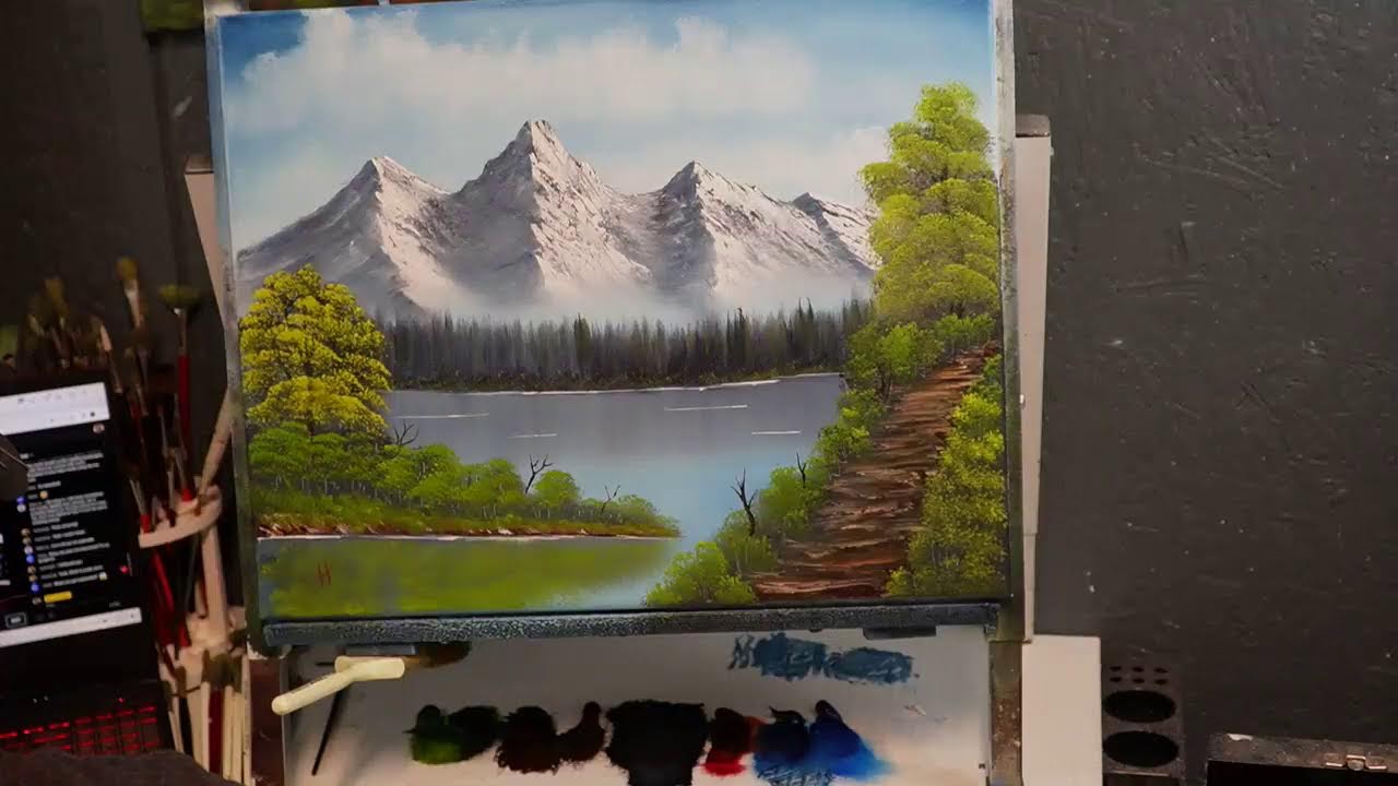 PAINTING WITH HAROLD|LIVE STREAM|ASMR|YOUTUBE|STEP BY STEP HOW TO PAINT IN OILS