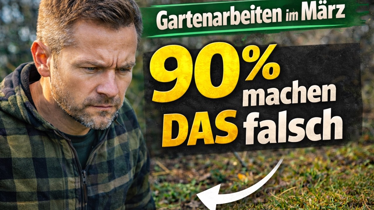 März-Gartenarbeit: Das musst du jetzt tun, sonst leidest du im Sommer!