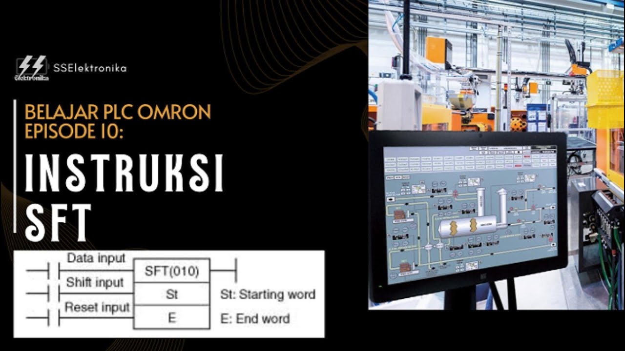 Belajar PLC OMRON : Episode 10 - Instruksi Shift Register (SFT)