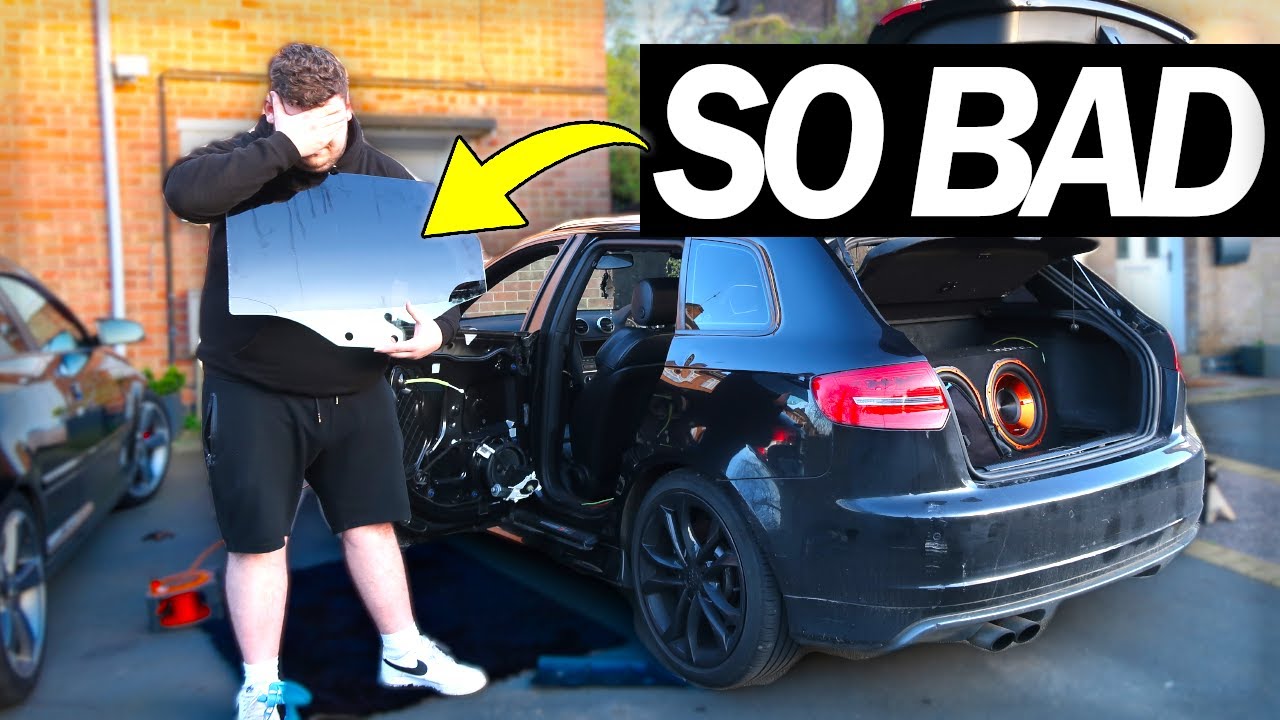 We ATTEMPTED to TINT WINDOWS on the AUDI S3!!