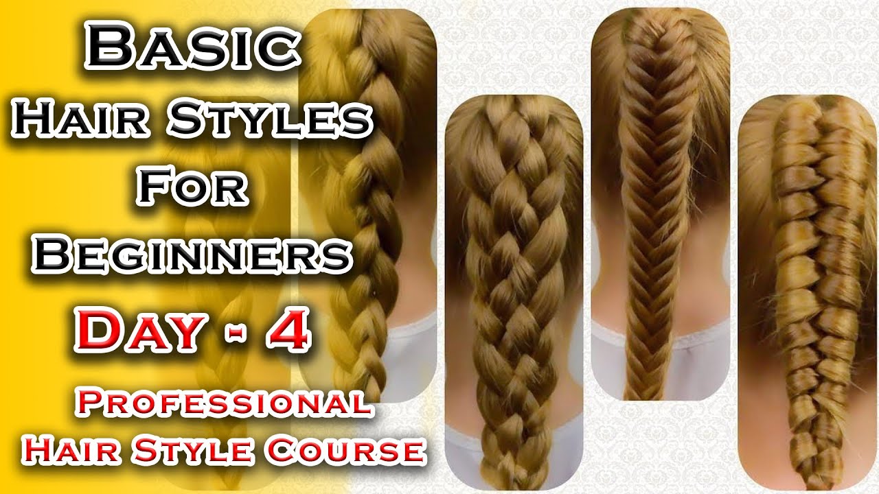 Basic Hair Styles for Beginners in தமிழ் | Day 4 | Professional Hair Styling Course | Master Class