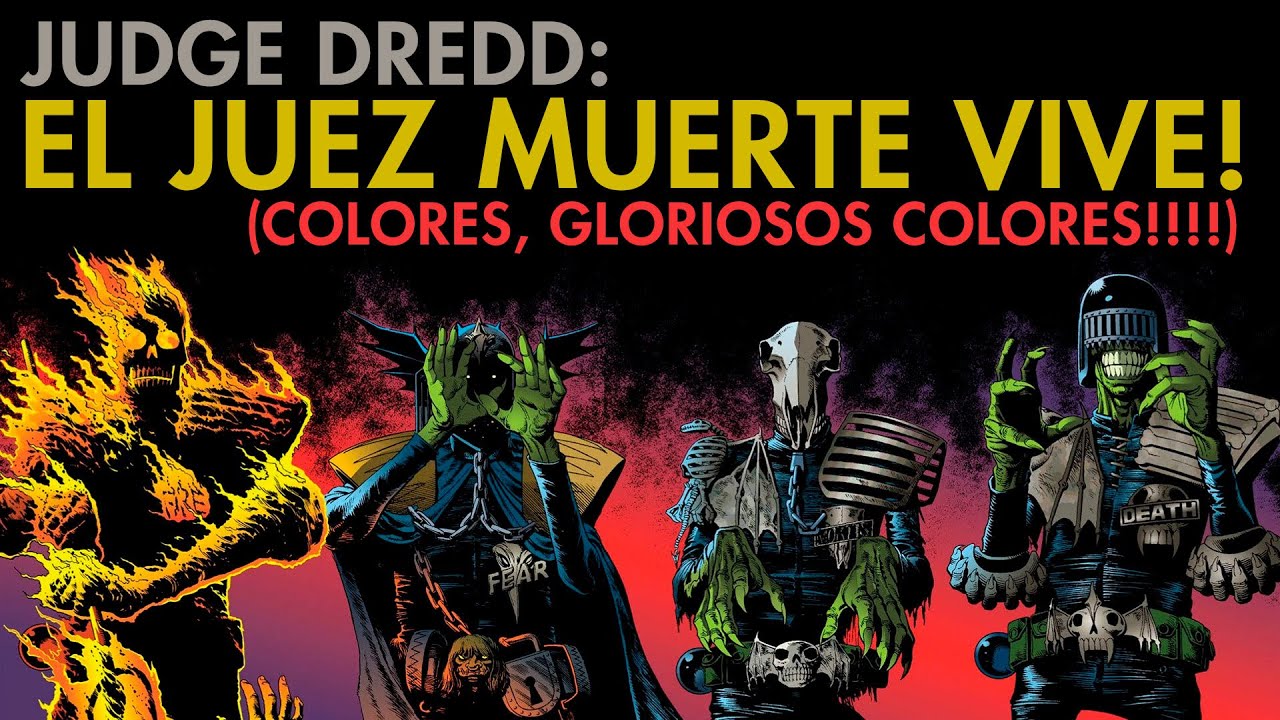 COLORES... DE MUERTE?? JUDGE DREDD!!! #comics #judgedredd #juezdredd #brianbolland