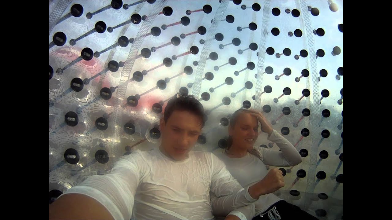 Aqua sphereing Liam and Rachel