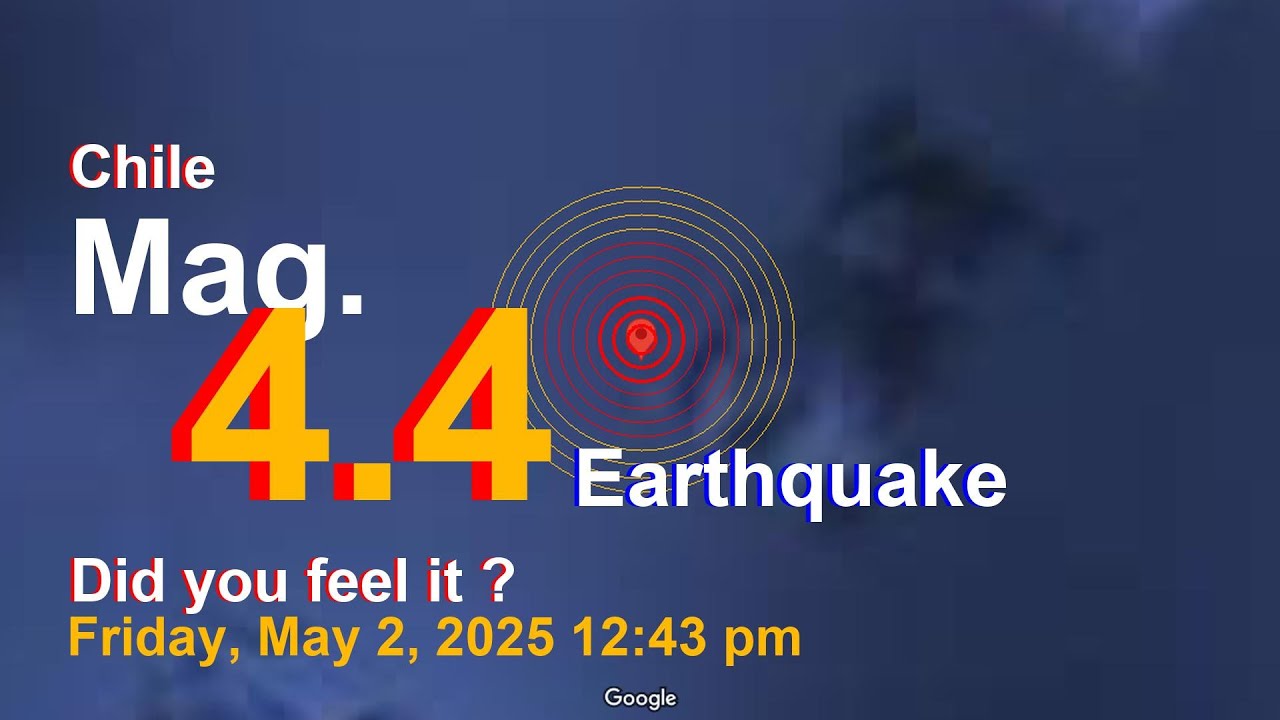 South Atlantic Ocean, Chile Earthquake today