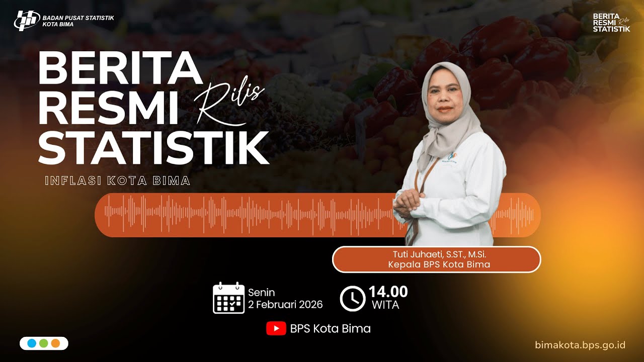 Press Release BRS IHK 2 Februari 2026 - BPS Kota Bima