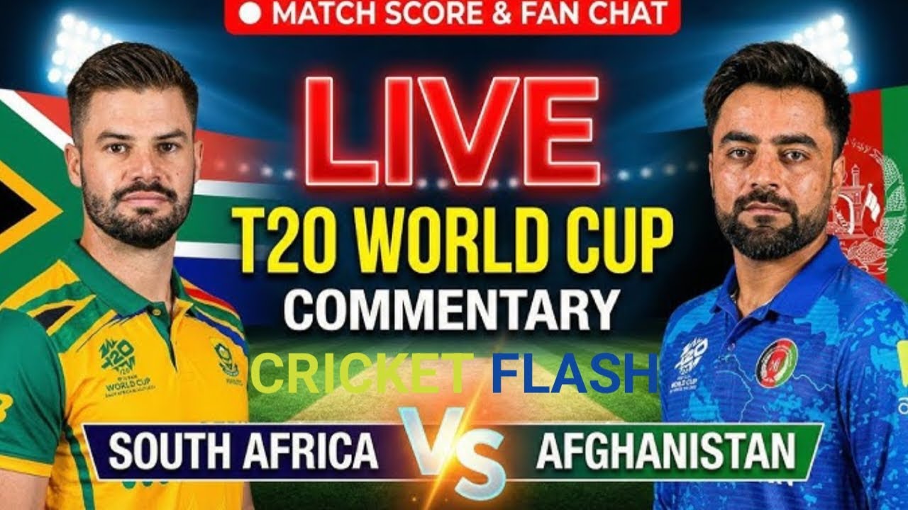 🔴 LIVE: SA vs AFG | South Africa vs Afghanistan Live Match Today | हिंदी कमेंट्री
