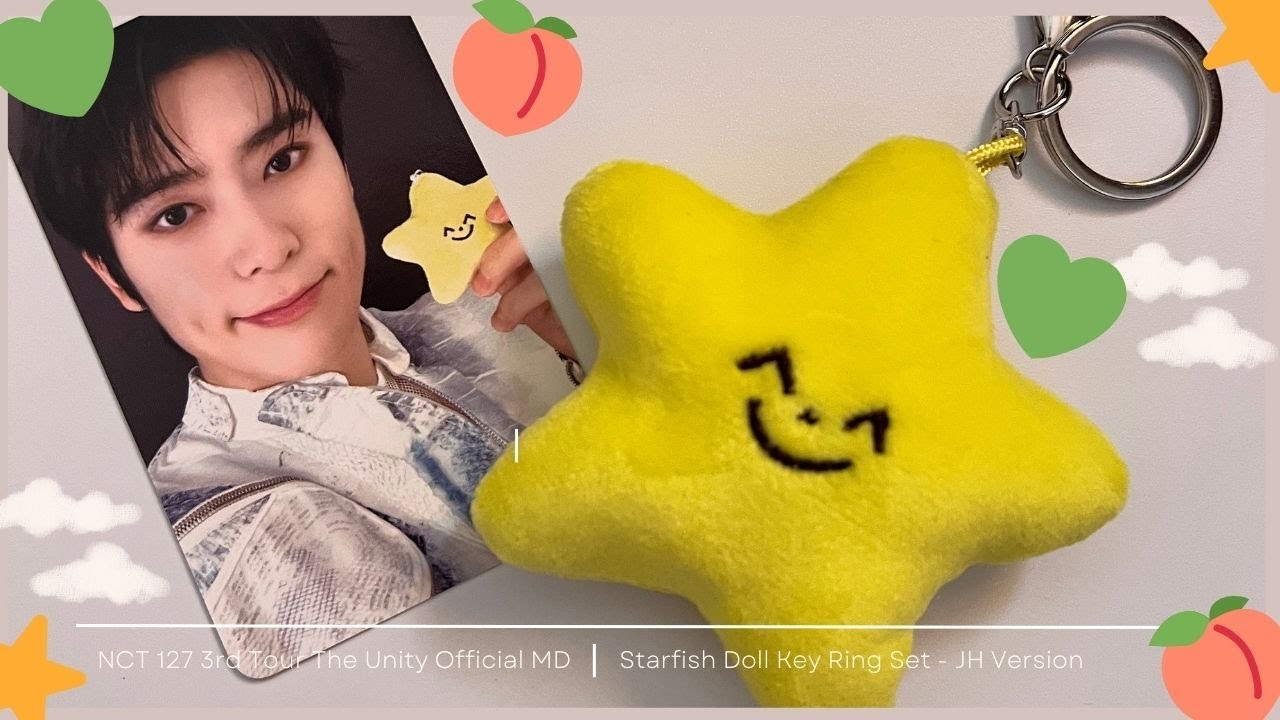 Unboxing | NCT 127 3rd Tour The Unity Official MD - Starfish Doll Key Ring Set (JH Version) 🍑 ⭐
