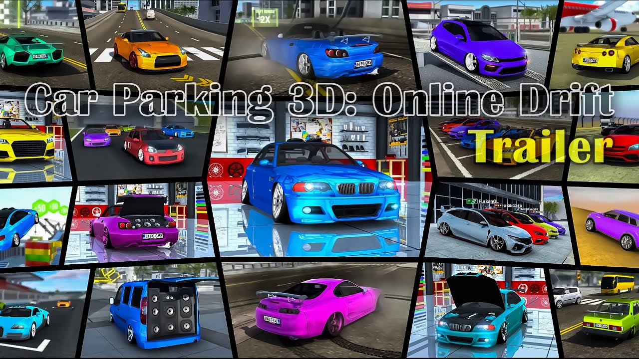 Car Parking 3D: Online Drift Trailer by FGAMES 🚗 - Game Over Official