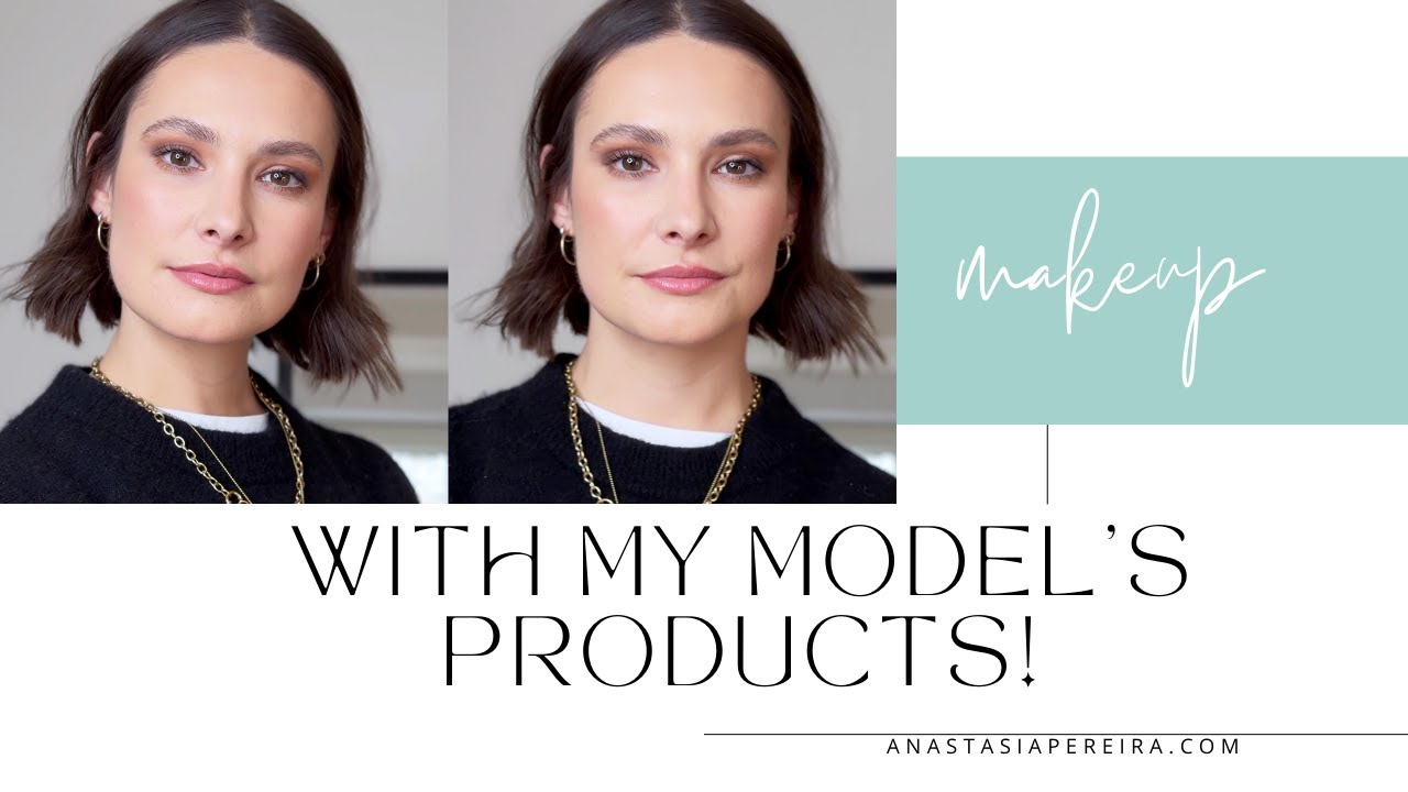 I did my model's makeup with her makeup products (and made her voice over this video!!!)