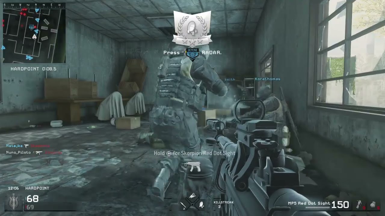 Call of Duty®: Modern Warfare® Remastered Multiplayer Bots - Hardpoint - Vacant