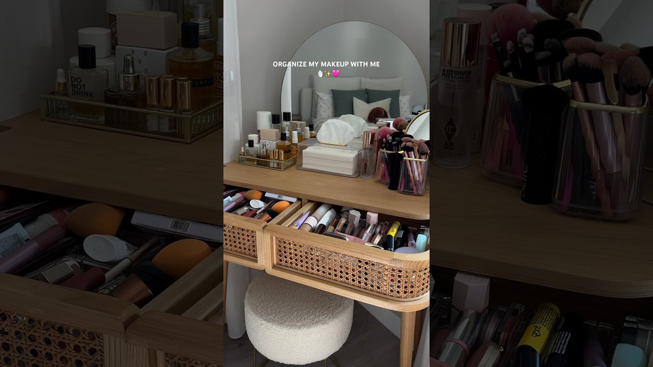 ORGANIZING MY MAKEUP 🪞✨ 