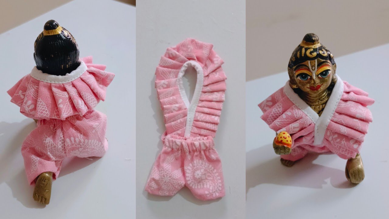 Laddu Gopal ki Cotton Dress/Kanhaji Ki Dress/Summer Dress For Laddu Gopal Ji/Cotton Dress 